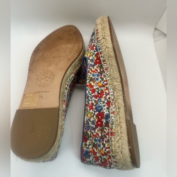 Sarah Flint Elena Floral Print Slip On Espadrille Loafers in EUC! Size 35‎ US 5 - Picture 11 of 13
